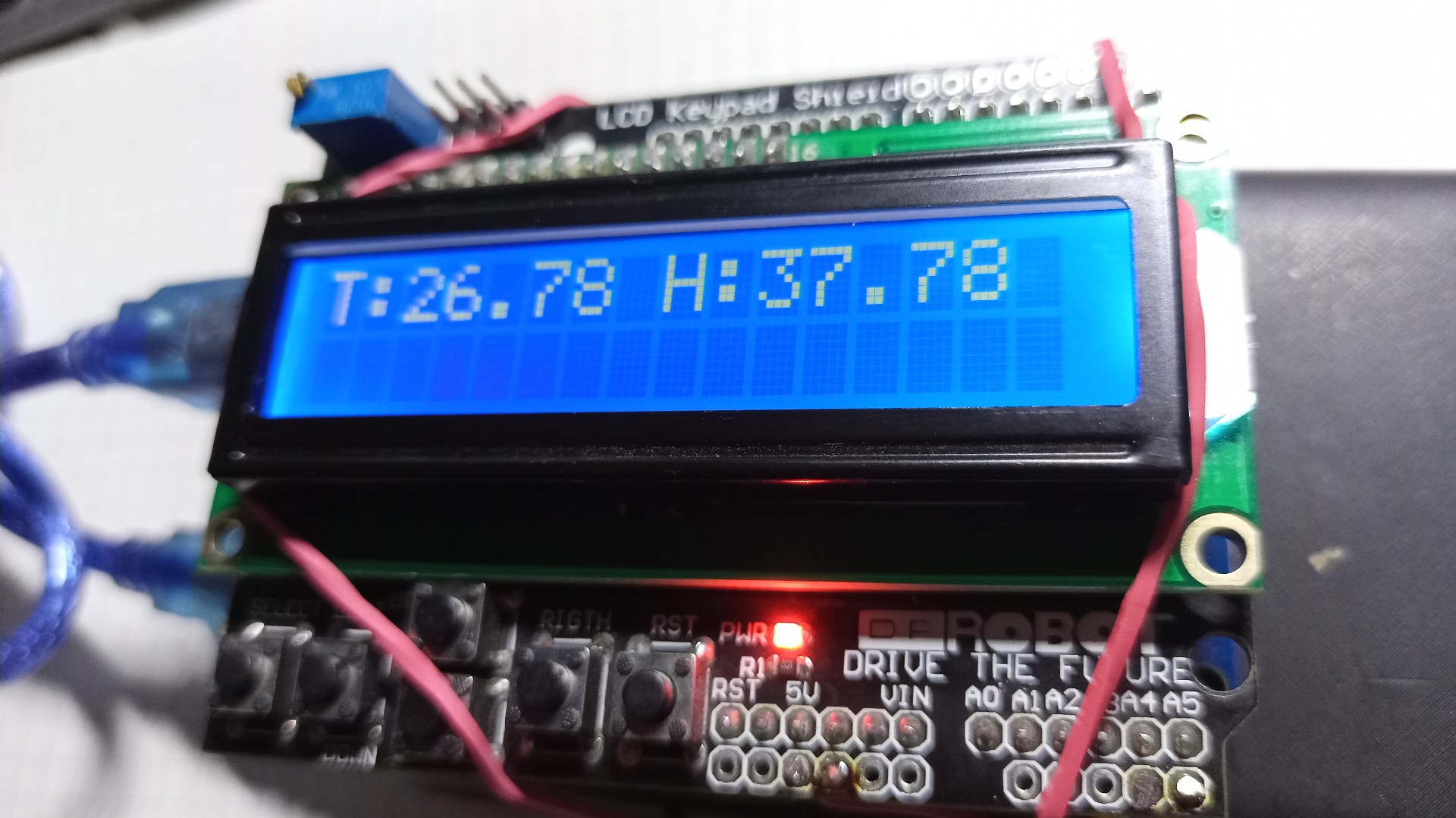 Простой измеритель влажности и температуры на Arduino